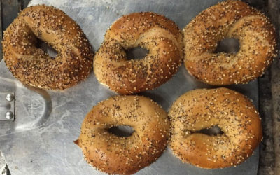 Nate’s Bagels: Boiled and baked at Cary St & Allen.